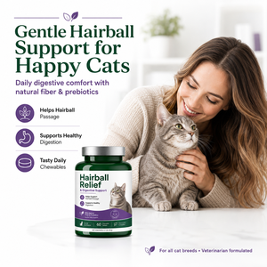 OEM Maßgeschneiderte Katzen-Haarball-Entfernungstabletten Private Label Slippery Elm Kürbis Inulin Verdauungsunterstützungs-Nahrungsergänzungsmittel Fabrik Niedriger MOQ - Product Image 5