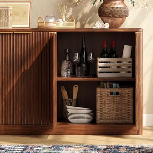 Mobili per la casa moderna <span class=keywords><strong>cucina</strong></span> credenza armadio dispensa e Organizer in legno con ripiani per la <span class=keywords><strong>cucina</strong></span> o il soggiorno - Product Image 4