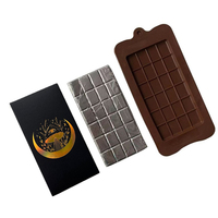 Boîte d'emballage en papier kraft noir mat holographique pour barres chocolatées, pliable, recyclable, pour cadeaux alimentaires, vente en gros, emballages en aluminium