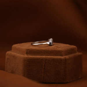 Lujo 1,50 quilates ataúd corte laboratorio cultivado diamante solitario bisel ajuste Anillo Compromiso clásico 18KT chapado en oro sólido IGI - Product Image 6