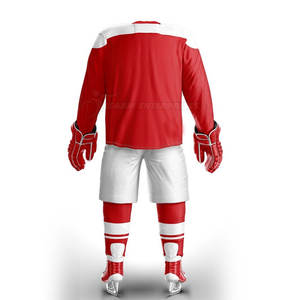 Ensemble de vente en gros de vêtements de hockey sur glace respirants à séchage rapide pour hommes - Product Image 3