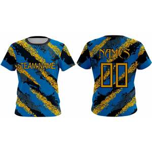 Maillot de softball personnalisé 118, polyester respirant, impression par sublimation, logo brodé - Product Image 1