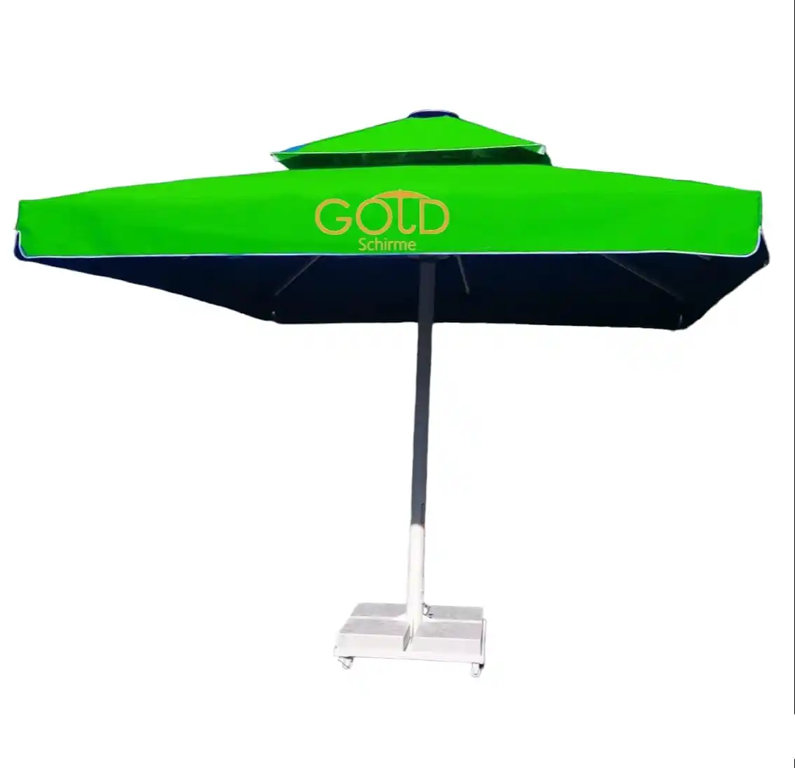 새로운 디자인 크레인 작동 400x400 cm 야외 방수 파라솔 우산