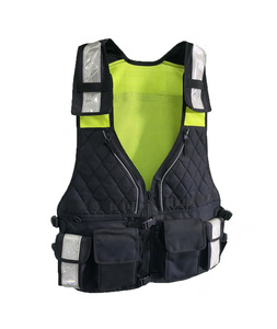 Gilet réfléchissant personnalisé vêtements de travail vêtements de sécurité de construction gilet de travail réfléchissant avec poche de logo de la société vietnamienne - Product Image 1