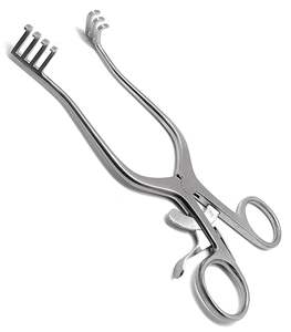 Weitlaner ชุดรีแทรคเตอร์2ชิ้น5.5 "7" ทื่อ3x4ง่ามสแตนเลสเครื่องมือผ่าตัดสัตวแพทย์พื้นฐานสำคัญ - Product Image 4