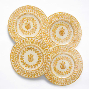 Handicraft Mother of Pearl Placemats Best Selling Capiz Shell Placemat for Table <b>Decoration</b> Rattan Charger <b>Plates</b> from Vietnam - Product Image 6