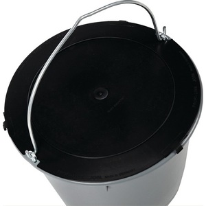 JOPA Recycled <b>Plastic</b> Storage <b>Bin</b> 310 mm Inner Diameter with Black Lid - Product Image 1