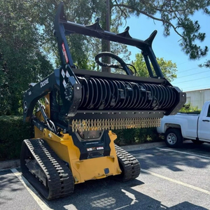 Envío Gratuito, Máquina Forestal John D 333P, Minicargadora de Orugas con Accesorio Triturador Forestal, Certificación CE y EPA - Product Image 1