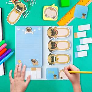 Animal Cute Pet Design Print Mini Memo Pad pour Anniversaire Mariage Vacances Organisateur Rappel Notes Vente en gros - Product Image 2