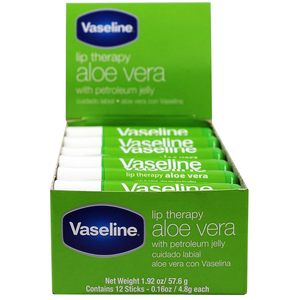 Vaseline <b>Lip</b> w/o Backer Card Aloe - 12 pack box - Product Image 5