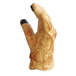 Custom Fit Full Finger Protective Riding Gloves Breathable Comfortable <b>Biking</b> and Touring carbon fiber motorcycle gloves - Product Image 5