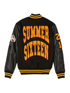 Veste Letterman en cuir grande taille pour hommes Veste universitaire personnalisable avec écusson brodé de logo personnel pour l'hiver - Product Image 4