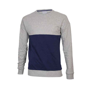 Dernier modèle de Sweat-shirt unisexe imprimé personnalisé Sweat-shirt à capuche uni à col rond brodé en polyester et coton - Product Image 5