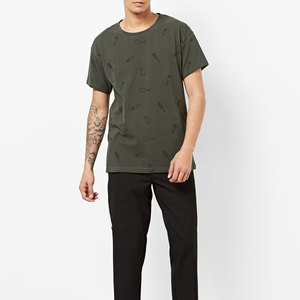 Camiseta de verano de punto de algodón 100% de alta calidad para hombre, superventas, colores personalizados, manga corta, ajuste Regular, logotipo personalizado - Product Image 4