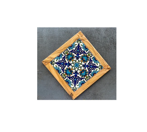 Fabricación de artesanías de cerámica posavasos de madera Posavasos de cerámica personalizado Lujo elegante Hecho a mano proveedor mayorista - Product Image 5