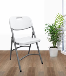 كرسي قابل للطي عالي الجودة باللون الأبيض للمناسبات والحفلات - Product Image 4