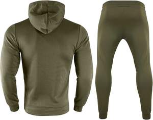 Vêtements de sport décontractés d'hiver, ensembles de survêtements de sport pour hommes, deux pièces, polaire respirant, 100% coton, haute qualité - Product Image 2