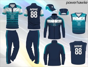 Uniforme deportivo de grillo Powerhawke, conjunto completo disponible en diferentes colores y logotipo personalizado, nombre de equipo, hecho en la India - Product Image 4