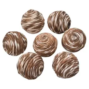 Sola rope Ball Dried Naturals Handmade Echo Friendly for weeding Christmas Decoration for indoor and out door