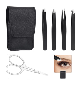 Juego de Instrumentos de Pinzas para Cejas Puntiagudas Reutilizables Manuales de Acero Inoxidable Duraderas de Marca Privada a Precio de Fábrica al por Mayor - Product Image 1