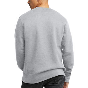 ¡Novedad de 2024! Sudaderas de cuello redondo de gran tamaño personalizadas para hombre, ropa de invierno con patrón sólido, técnica teñida Lisa para uso en otoño - Product Image 2