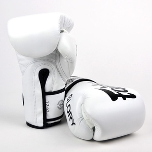 Guantes de Boxeo Muay Thai Fairtex de Diseño Personalizado, Entrenamiento de Alta Calidad, Estilo Mexicano, Cuero Blanco, Dedos Completos - Product Image 3