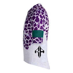 Camisetas de Ciclismo de sublimación para hombre con cremallera completa al por mayor de alta calidad, Material de poliéster 100%, logotipo personalizado para hombre - Product Image 4