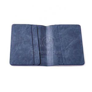 Tarjetero de Cuero Casual Ligero y Duradero, Personalizable, de Primera Calidad, Venta Directa de Fábrica - Product Image 3