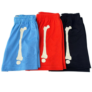 Shorts pour hommes Short en maille personnalisé respirant confort ceinture élastique mode de rue Shorts en maille pour hommes vêtements d'été - Product Image 2