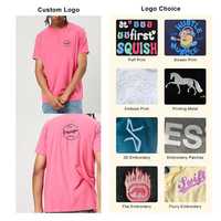 Kaus Pullover pria, ukuran Eropa leher O lengan pendek katun warna Solid sederhana longgar kasual obral besar