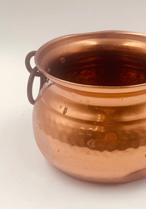 Jardinière décorative en cuivre martelé de grande taille pour l'extérieur, design personnalisé, décoration de jardin, jardinière en métal - Product Image 6