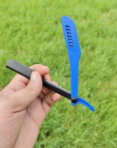 Haute qualité turc barbier rasoir droit en acier inoxydable Double couleur hommes toilettage coupe gorge barbier rasoir de haute qualité - Product Image 3