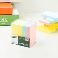 [HansolMTS] Blocs-notes adhésifs colorés OEM, 7 designs, texture douce, pour les rappels de réunions au bureau et l'utilisation à domicile