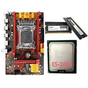 Jieshuo 100% новое X 79 игровые Материнские платы комплект E5-2450 процессор DDR4 16GB оперативной памяти для ОЗУ H61 B550 B450 с процессором X79 материнская плата