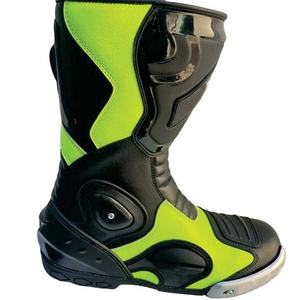 Custom Made New Power Trendy Leather Short Touring Moto Botas a prueba de viento Ropa deportiva Fabricación Zapatos - Product Image 1