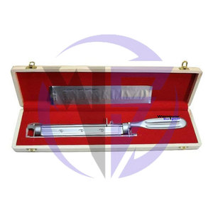 Manche de couteau à greffe cutanée de haute qualité, 12 pouces, avec boîte en bois, dermatome, instruments chirurgicaux Wenquar - Product Image 1