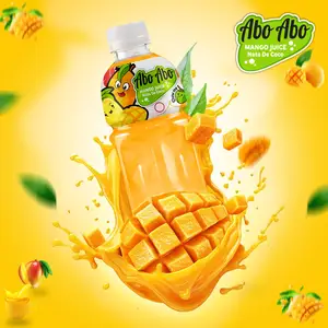 Abo Abo Nata De Coco Fruchtsaft mit Kokosnuss-Gelee-Mangoschmack bester Preis Vietnam Hersteller Fruchtsaft