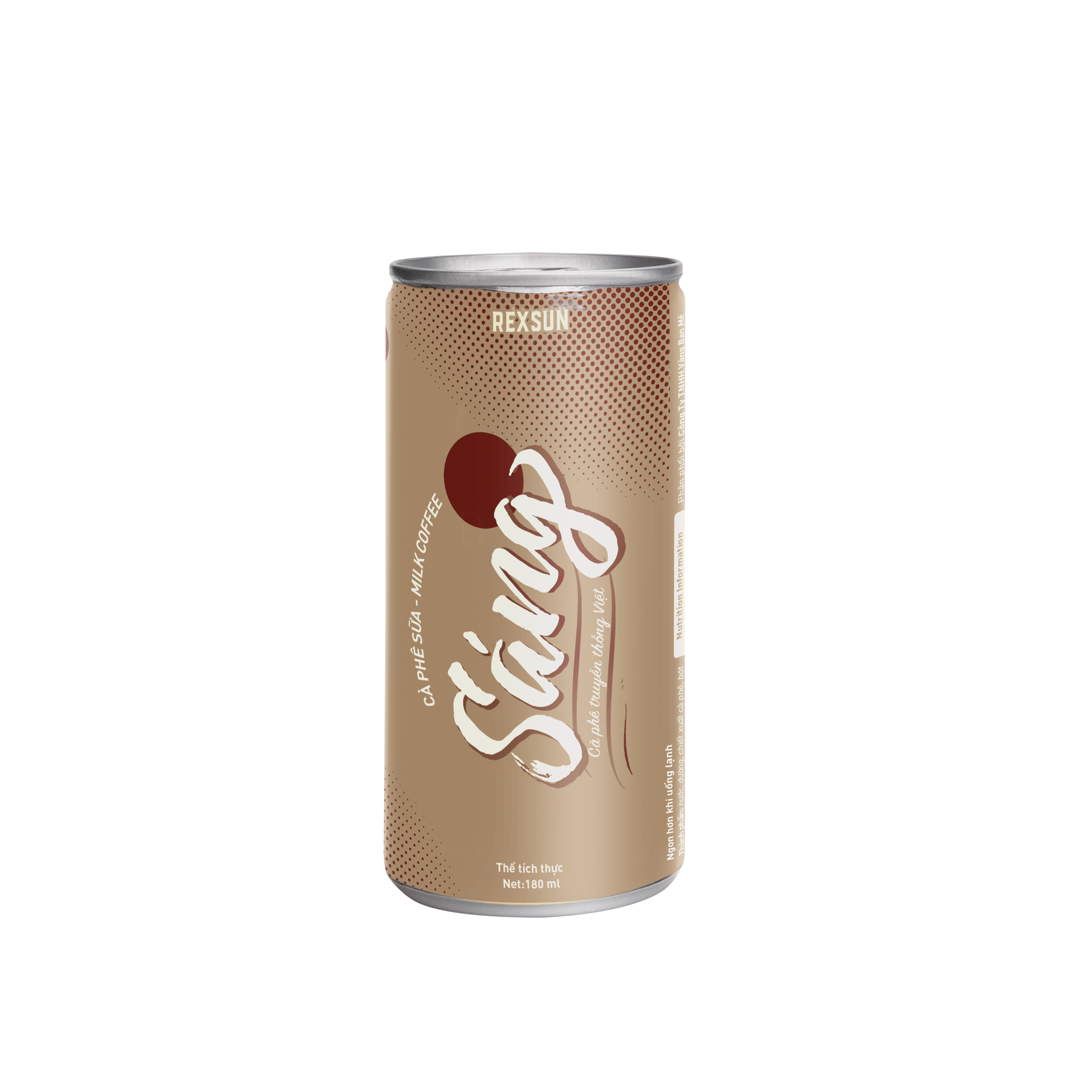 Вьетнамский молочный кофе, готовый к использованию, приятный вкус, 180 мл