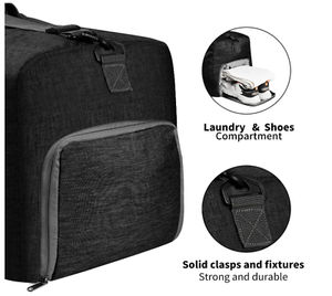 Bolsa de lona plegable para gimnasio, viaje, resistente al agua, 30-40L de capacidad, cierre de cremallera, hombro, llevar, logotipo de Color personalizado - Product Image 5