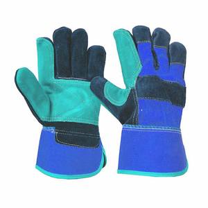 Gants de travail en cuir de vachette fendu, doux et confortables, résistants à l'abrasion et à la chaleur, gants de jardinage canadiens pour grimpeurs - Product Image 2