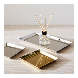 Bandeja de servicio de metal de aluminio de último diseño, bandeja de servicio de vajilla pulida mate al por mayor a un precio razonable - Product Image 2