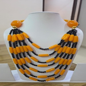 Gargantillas de Cuentas de Aleación de Cobre Gruesas de Primera Calidad, Collares de Fiesta de Lujo, Joyería Artesanal para Marcas de Moda - Product Image 1