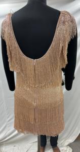 Beaded Fringe Embellished Wedding Princess Hot and Sexy <b>Party</b> Evening Dress Hot and Sexy Dress <b>Prom</b> Modest Sexy Gold Sparkling - Product Image 5