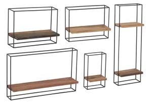 Support d'affichage de mur en métal d'or et de noir dans la conception classique utilisée dans la cuisine et la vaisselle de table au verre raisonnable, support d'épice - Product Image 6
