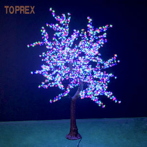 Extérieur IP65 étanche à l'eau Noël décoratif <span class=keywords><strong>LED</strong></span> éclairage de jardin rose <span class=keywords><strong>arbre</strong></span> de fleurs de <span class=keywords><strong>cerisier</strong></span> <span class=keywords><strong>arbre</strong></span> artificiel illuminé - Product Image 4