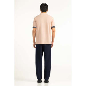 เสื้อเชิ้ตผู้ชายลำลองทรงปกติ ผ้าถักเนื้อนุ่ม ระบายอากาศได้ดี ปกปักลาย แขนสั้น สวมใส่สบาย ผ้ายืดสแปนเด็กซ์ ไซส์ XL - Product Image 5