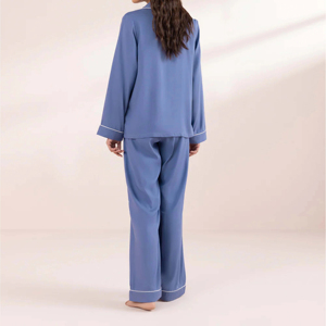 Novedades, Conjuntos de Dos Piezas de Camisa y Pantalón de Pijama de Seda/Algodón Ligero de la Mejor Calidad, Ropa Casual para Mujer, Ropa de Dormir, Trajes de Noche - Product Image 2