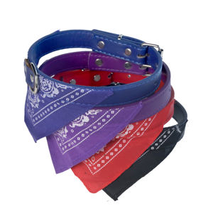Luxe Lichtgewicht Verstelbare Duurzame Pu Meerkleurige Hond Kat Halsband Para Perro Huisdieraccessoires Hond Halsband - Product Image 1
