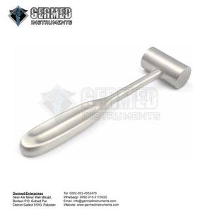 Fabricant Fournisseur Grossiste Acier Inoxydable Gerzog Bone Maillets Tête Remplie de Plomb 25mm 18cm par GERMED ENTERPRISES - Product Image 5