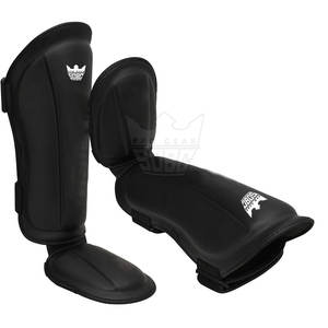 2025 precio barato espinilleras de alta calidad ropa de entrenamiento de boxeo hombres espinilleras Material de cuero espinillera - Product Image 2